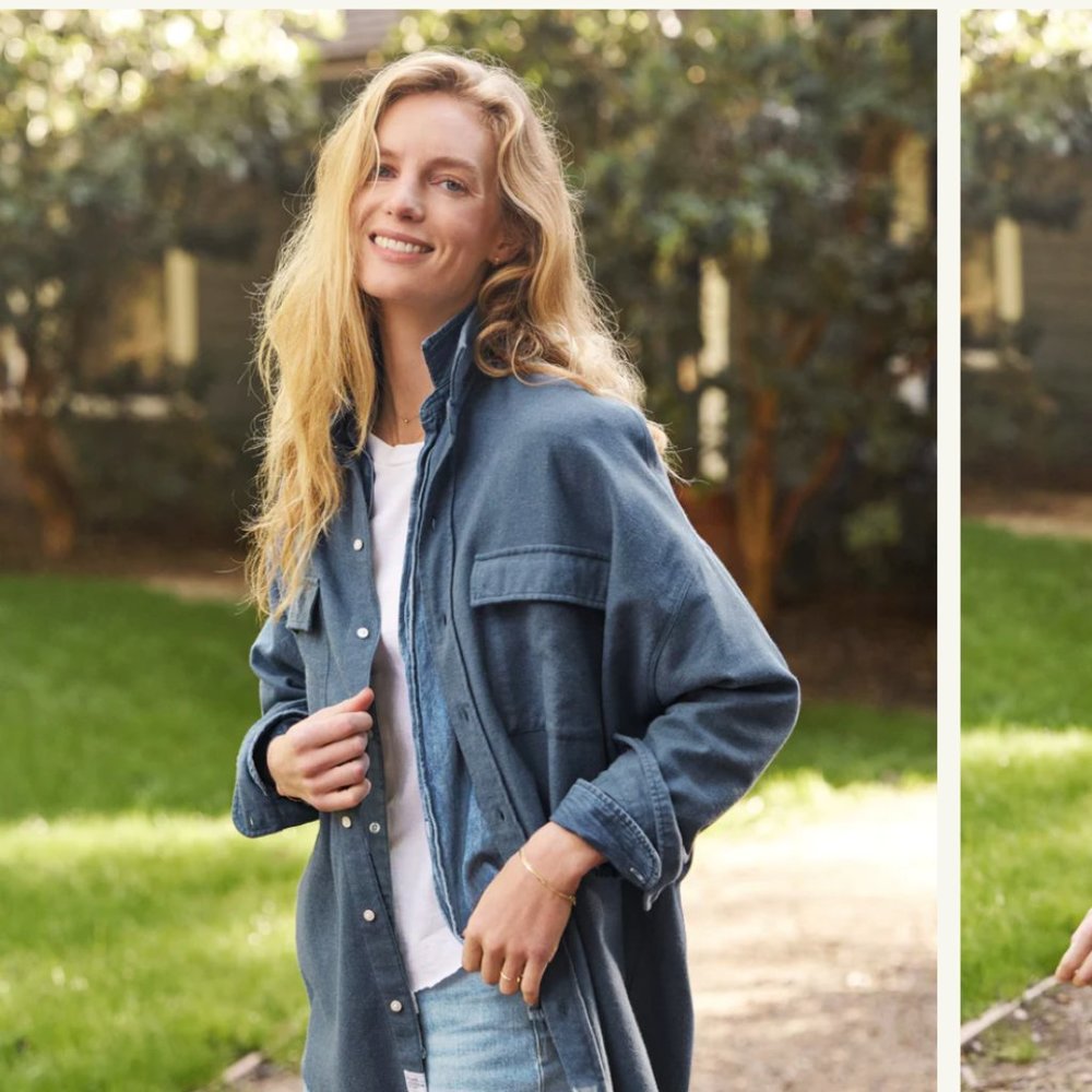 Frank & Eileen MCLOGHLIN Utility Shirt Jacket(NEW )